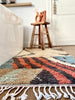 Vintage Beni Ouarain tapijt Thana