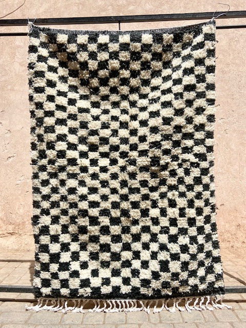 Oued Zem checkered tapijt Naouar
