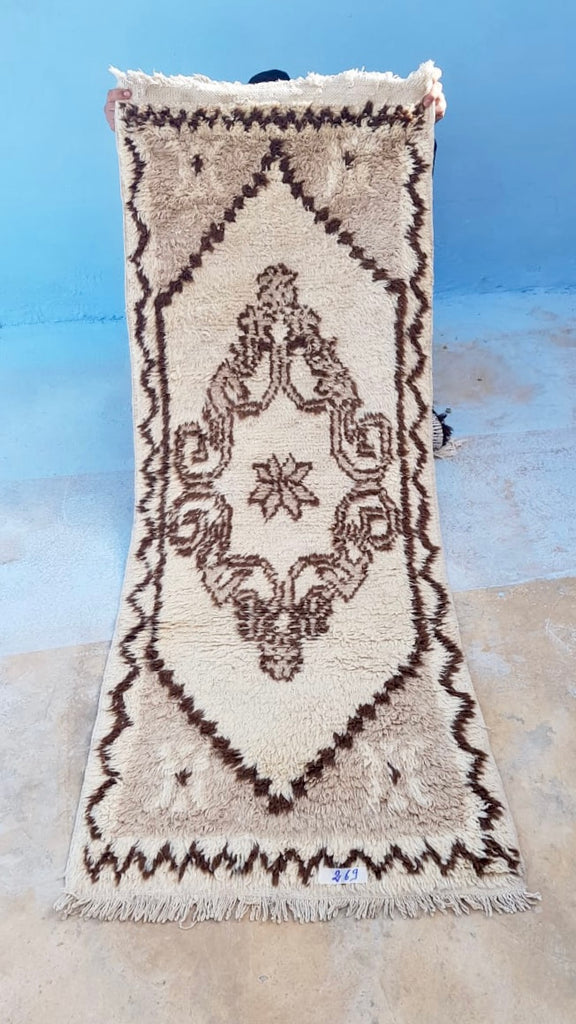 Vintage Beni Ouarain tapijt Ubab